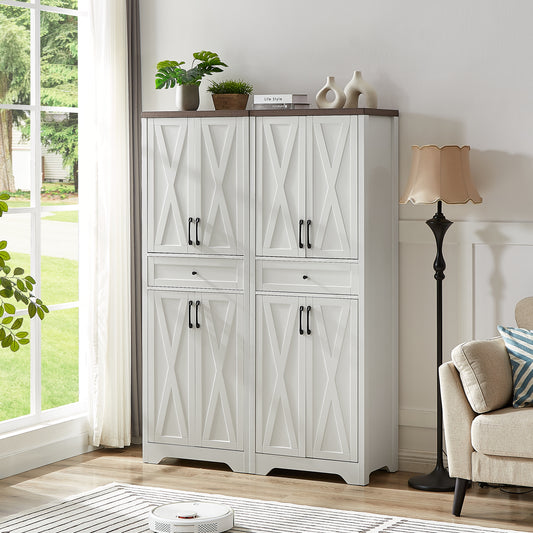 68 High Living Room Sideboard, Multi-functional Combination TV Cabinet Sideboard, Large Capacity Storage Cabinet, Can Be Used In Living Room, Bedroom,office Area, 23.7L X 15.0W X 68H