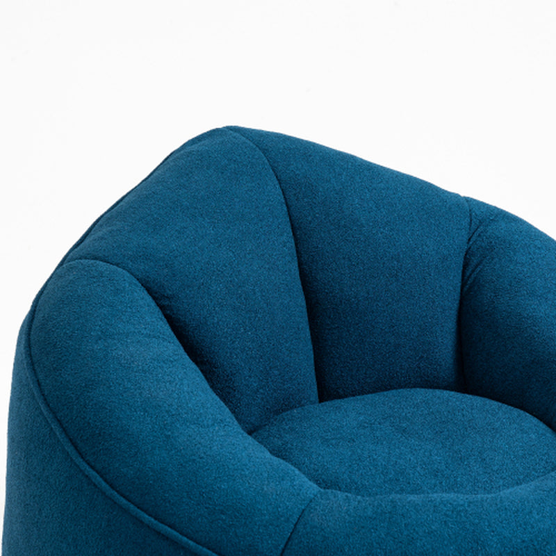 Bedding Bean Bag Sofa Chair High Pressure Foam Bean Bag Chair Material With Padded Foam Padding Compressed Bean Bag With Footrest