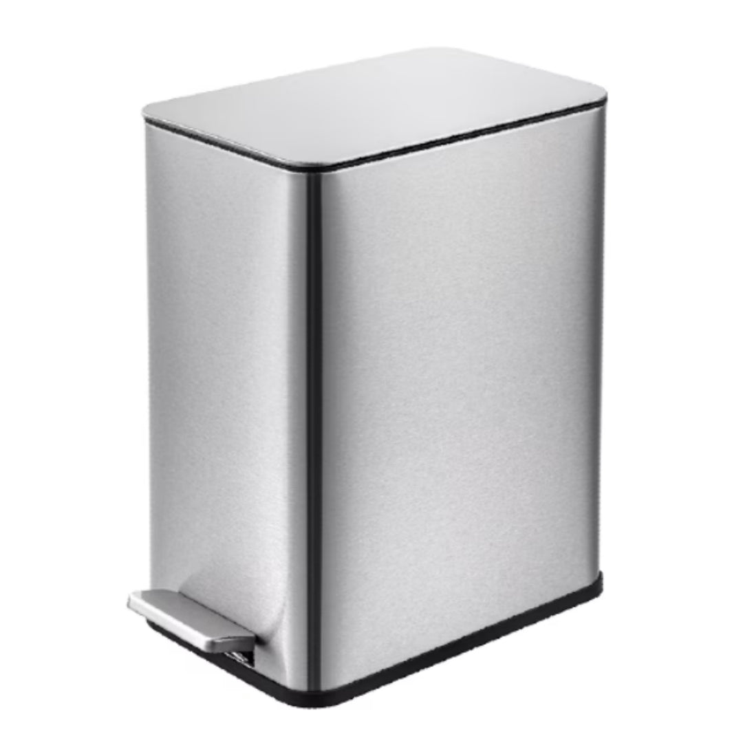 SSTC002-5L-B, Stainless Steel Kitchen Trash Can, 5L, Black