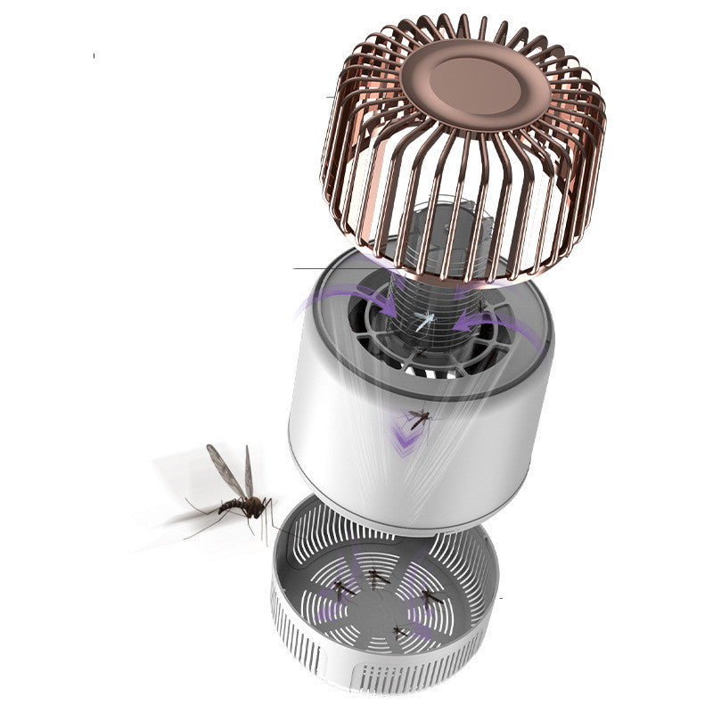Electric Mosquito Killer Lamp for Home Use - USB Rechargeable Insect Trap