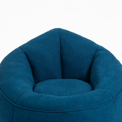 Bedding Bean Bag Sofa Chair High Pressure Foam Bean Bag Chair Material With Padded Foam Padding Compressed Bean Bag With Footrest