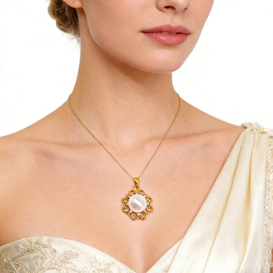 24K Gold SUN Necklace Jewelry  Simple Choker Pendant Woman Accessories Fashion Creative Gift