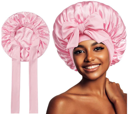 Satin Ribbon Round Hat Bow Imitation Silk Beauty And Hair Care