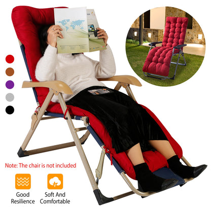 67x22in OR 71x22in Size Options Chaise Lounger Cushion Recliner Rocking Chair Sofa Mat Deck Chair Cushion