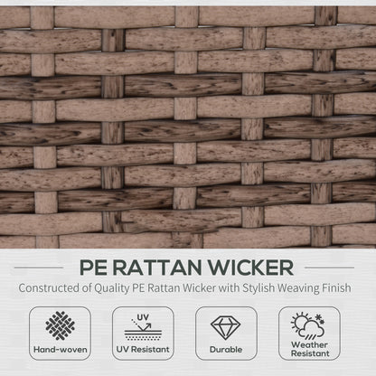 Modern Rattan Patio Furniture Set, 7-Piece Outdoor Wicker Sofa Set with Cushions for Home & Family Gatherings, Gray
