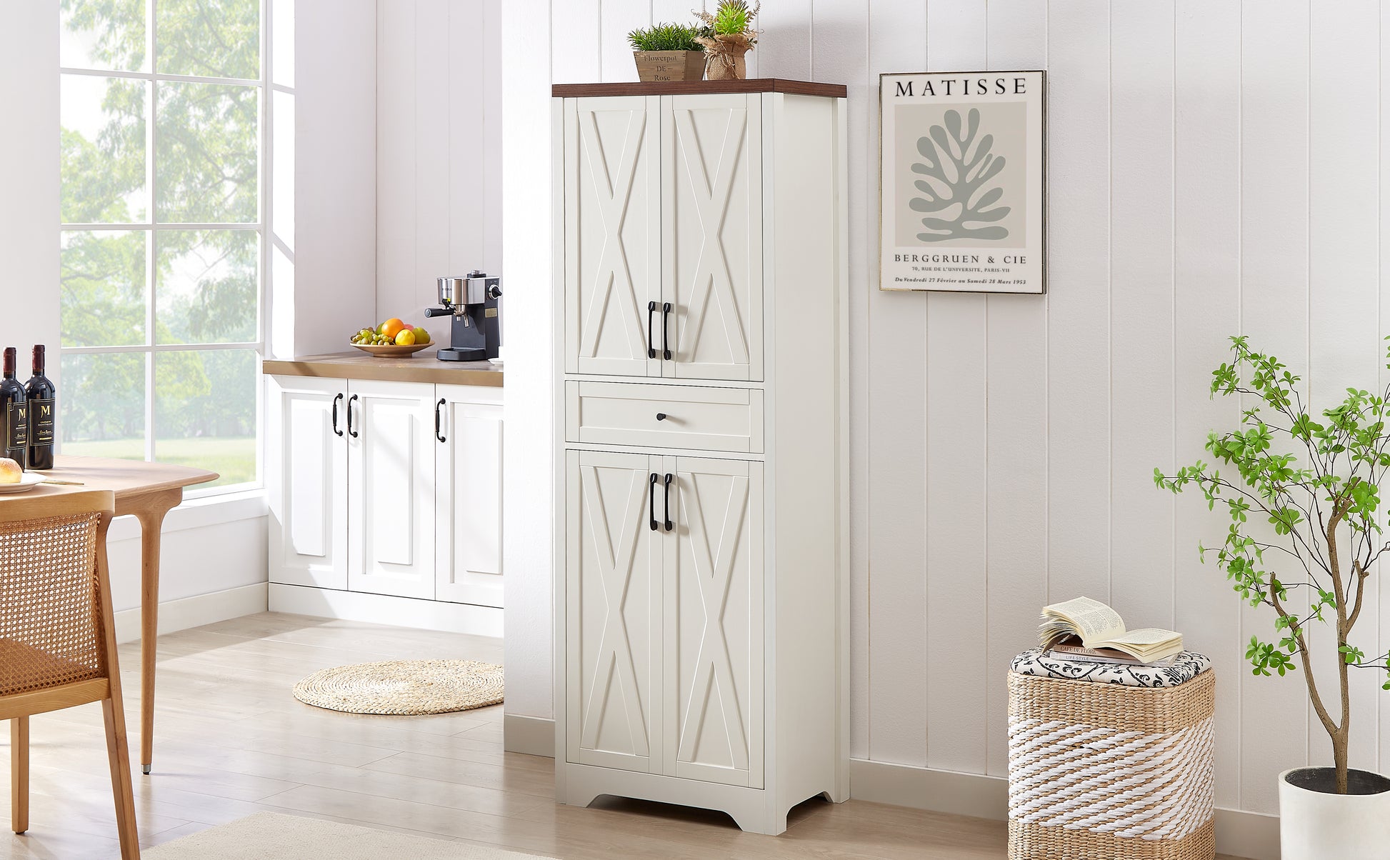 68 High Living Room Sideboard, Multi-functional Combination TV Cabinet Sideboard, Large Capacity Storage Cabinet, Can Be Used In Living Room, Bedroom,office Area,  23.7L X 15.0W X 68H