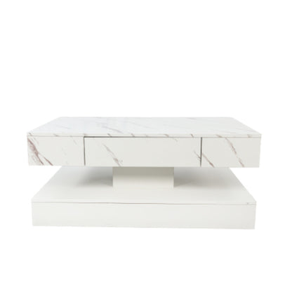 6.93IN High LED Coffee Table,Modern Coffee Table For Living Room,Living Room Tables,Large Living Room Furniture,LED Lights
