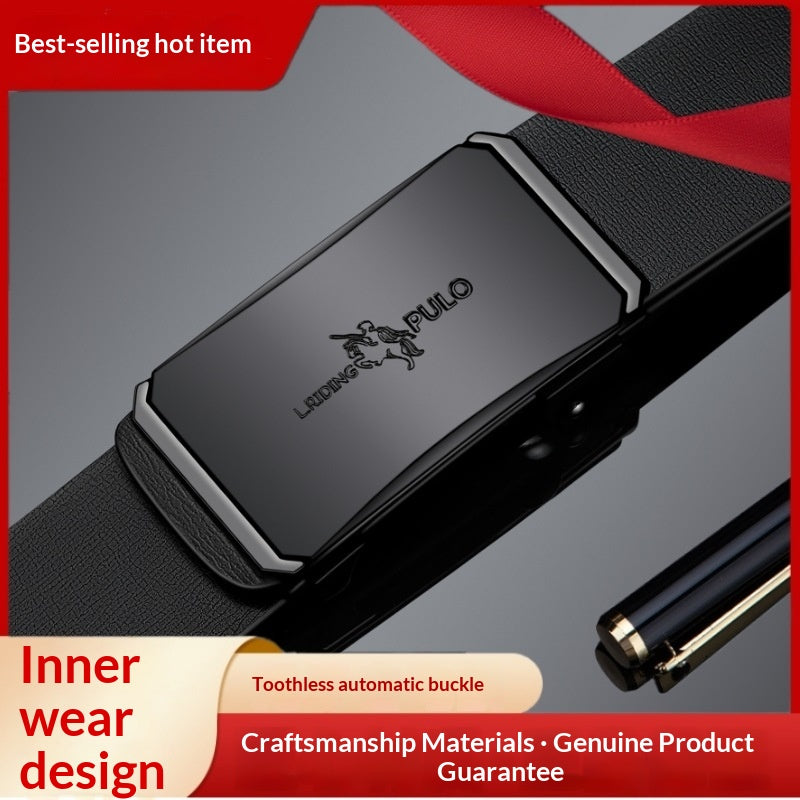 Automatic Buckle Trendy Business All-match Belt High-end Pants Belt