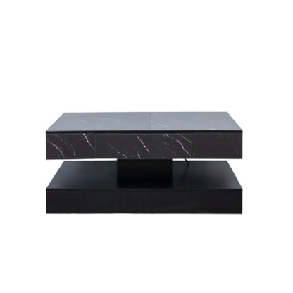 6.93IN High LED Coffee Table,Modern Coffee Table For Living Room,Living Room Tables,Large Living Room Furniture,LED Lights