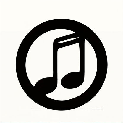 Black Music Notes Wooden Wall Home Decor