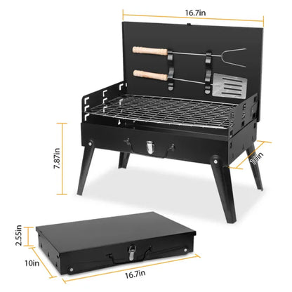 Outdoor Portable Foldable Charcoal Grill