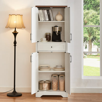 68 High Living Room Sideboard, Multi-functional Combination TV Cabinet Sideboard, Large Capacity Storage Cabinet, Can Be Used In Living Room, Bedroom,office Area,  23.7L X 15.0W X 68H