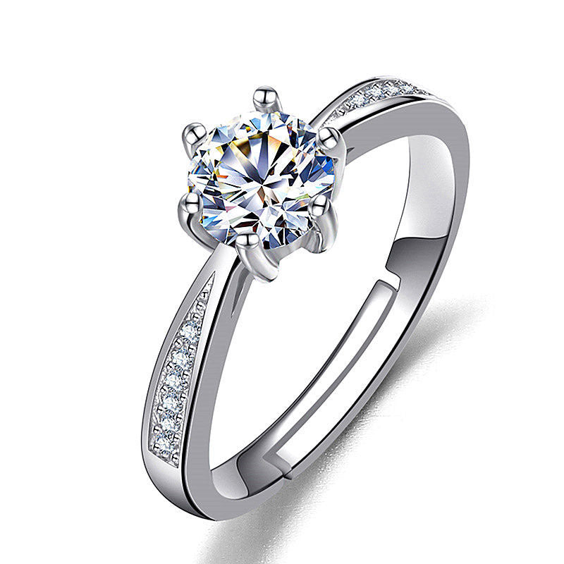 Female Ring Imitation Moissan Diamond Ring Female