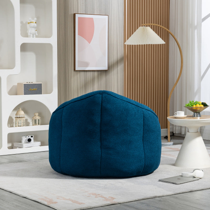 Bedding Bean Bag Sofa Chair High Pressure Foam Bean Bag Chair Material With Padded Foam Padding Compressed Bean Bag With Footrest
