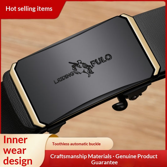 Automatic Buckle Trendy Business All-match Belt High-end Pants Belt
