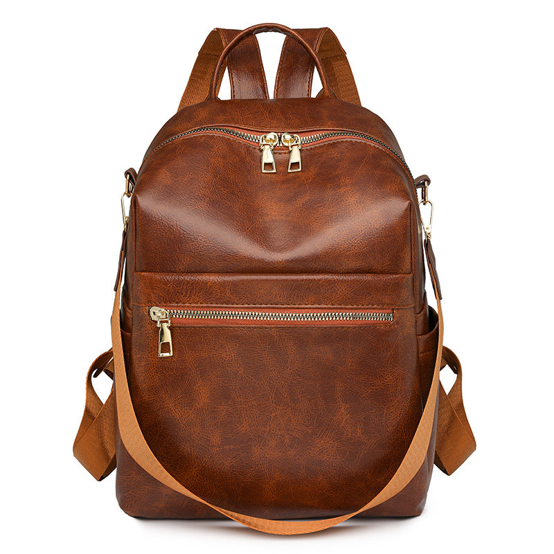 PU Backpack Travel Large Capacity