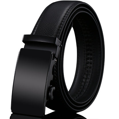 Mens Genuine Leather Belt With Automatic Buckle