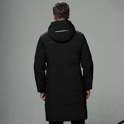 New Down Jacket Men's Mid-length Winter Thick Coat