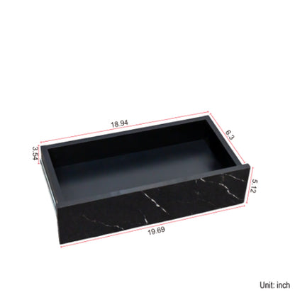6.93IN High LED Coffee Table,Modern Coffee Table For Living Room,Living Room Tables,Large Living Room Furniture,LED Lights