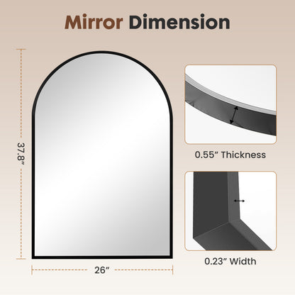 Bathroom Wall Mirror, Metal Frame Vanity Mirror For Bedroom, Entryway, Living Room