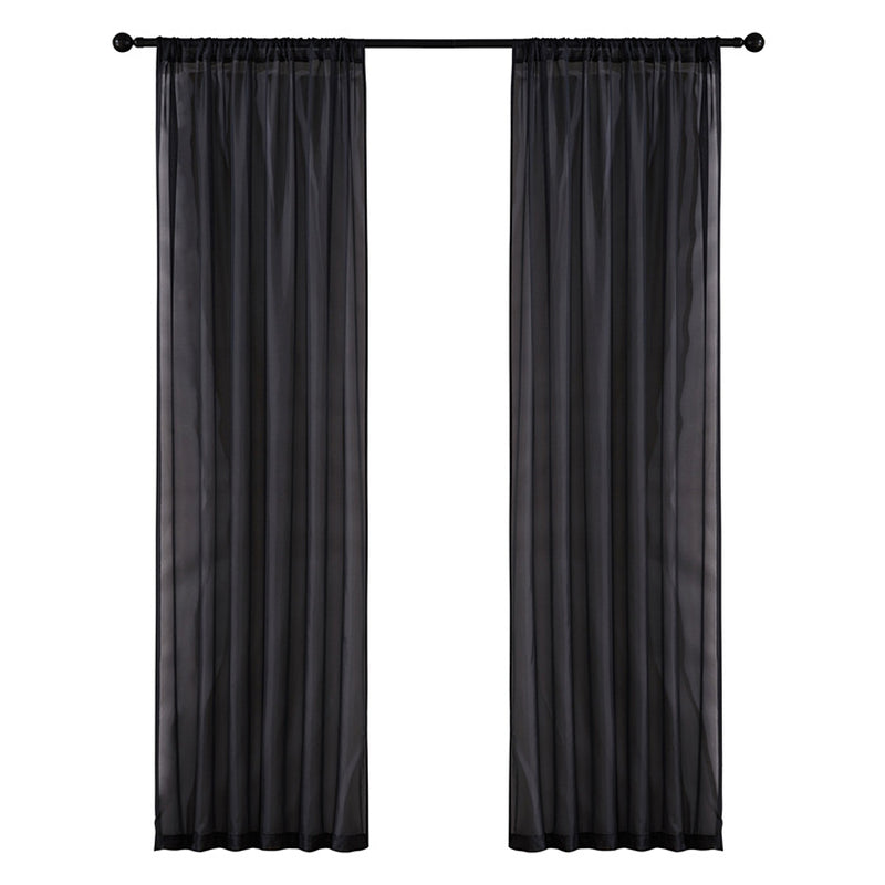 Modern And Simple Pure Color Cotton And Linen Window Screen