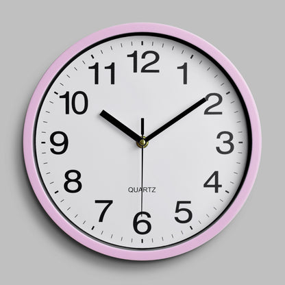 10 Inch 25CM Plastic Wall Clock Quartz Clock Bedroom Living Room Wall Clock
