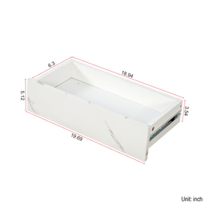 6.93IN High LED Coffee Table,Modern Coffee Table For Living Room,Living Room Tables,Large Living Room Furniture,LED Lights