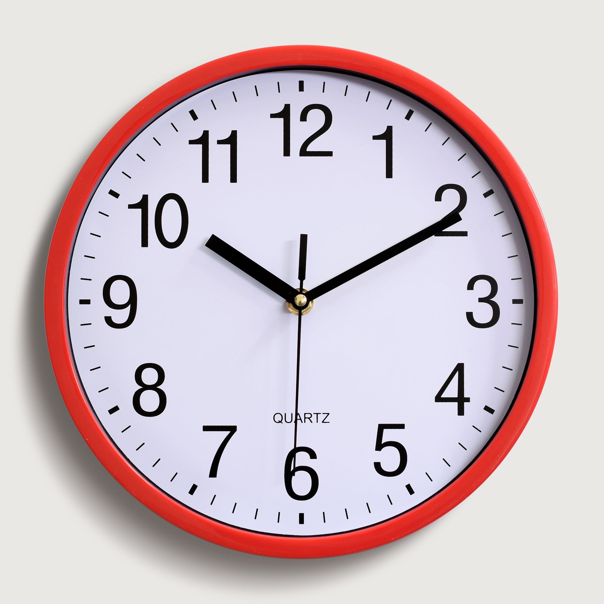 10 Inch 25CM Plastic Wall Clock Quartz Clock Bedroom Living Room Wall Clock
