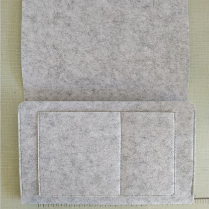 Bed Storage Bag with Pocket Felt Bedside Hanger Table Sofa Bedroom Mattress Bedside Anti-slip Organizer Holders